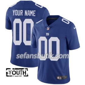 New York Giants Tröjor Custom Blå - Barn
